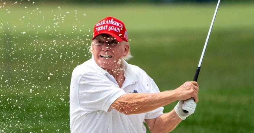 Donald Trump ends health rumours with golf outing
