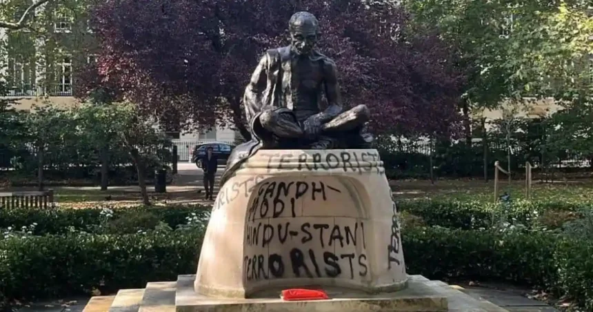 Gandhi Statue Vandalized in London, India Condemns