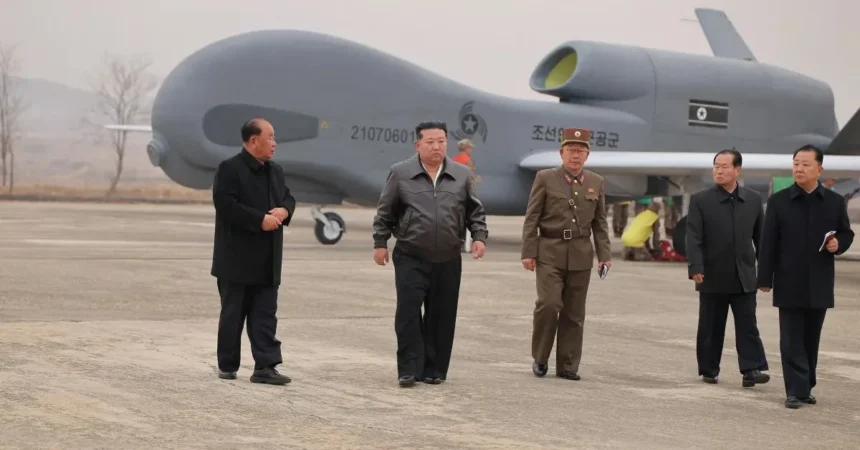 Kim Jong Un Prioritizes AI Military Drones Development