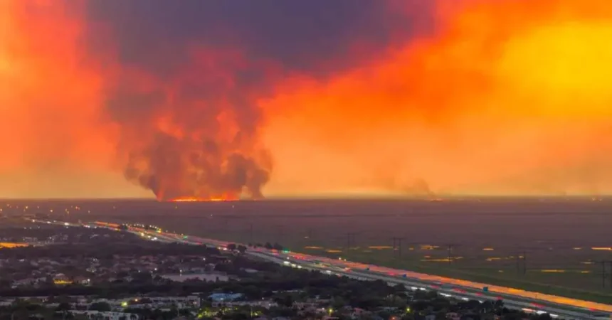 Everglades wildfire sparks health warnings as experts link smoke impacts to Los Angeles air quality poor risks and climate challenges.