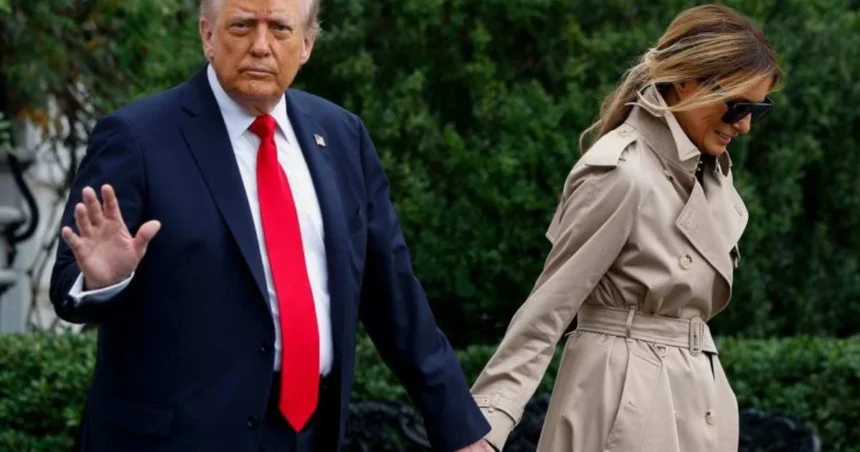 Melania Trump Stuns at Windsor Castle