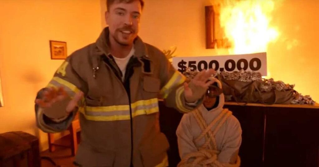 MrBeast Defends $500000 Burning Building Stunt Amid Backlash