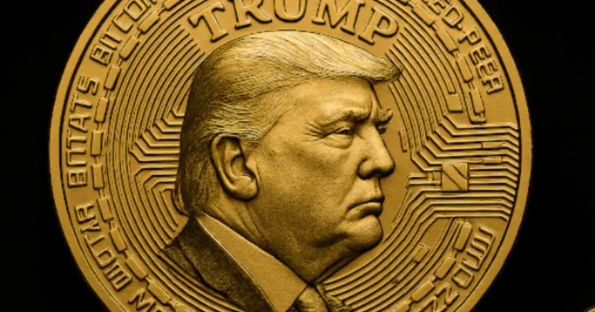 Trump Bitcoin Statue Sparks Crypto Debate