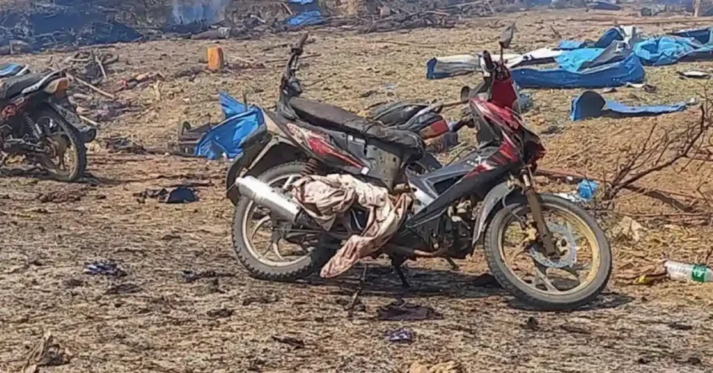 Deadly Paraglider Assault Myanmar