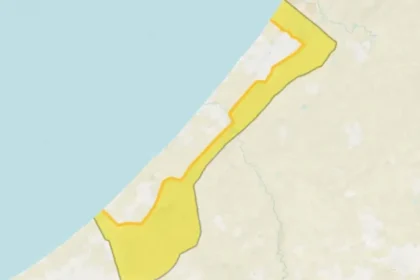 Gaza Ceasefire Phase 1 Map