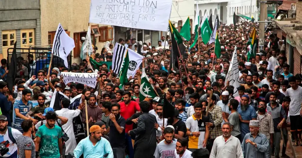Kashmir Protests Widen In Scope