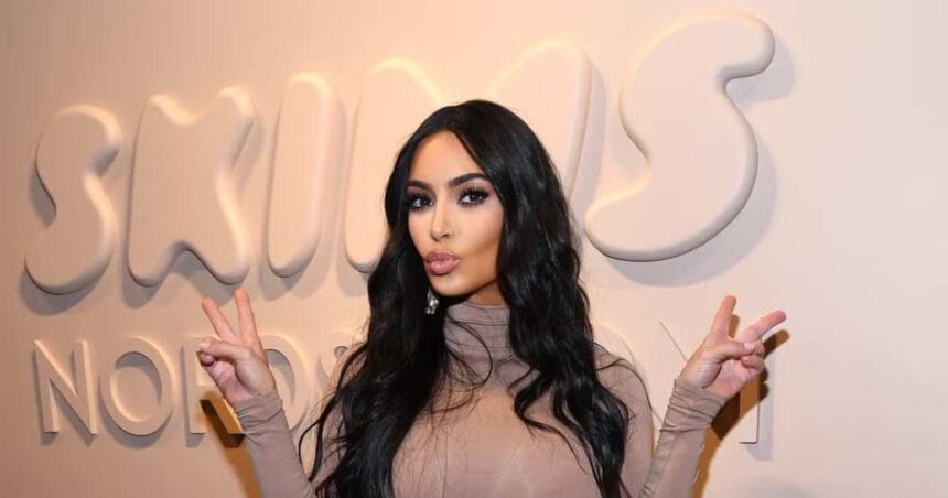 Kim Kardashian Skims Launch Goes Viral With Bold Faux Fabric Design