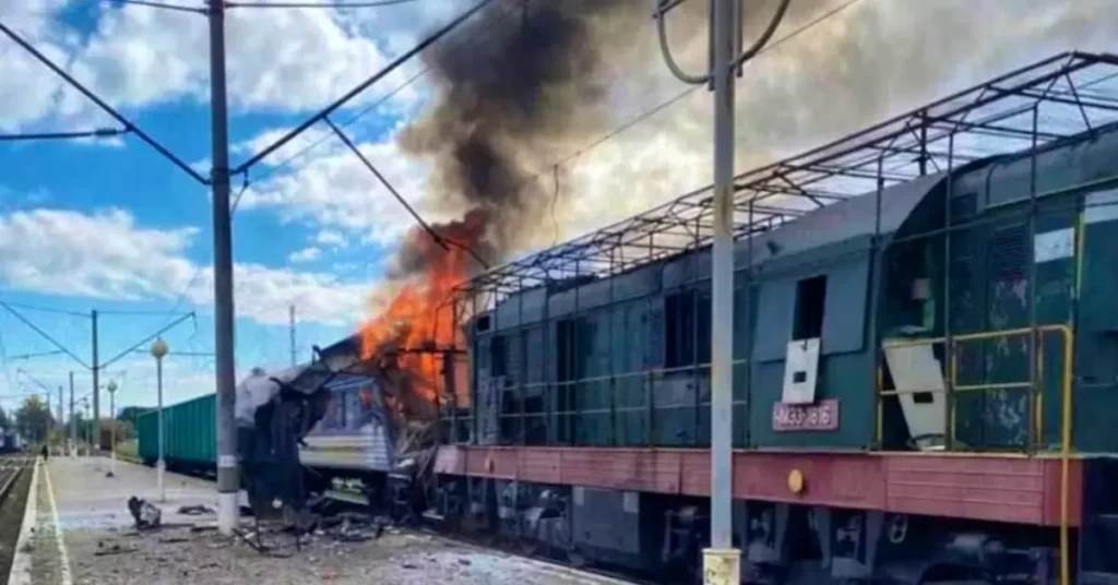 Railway Station Hit in Ukraine