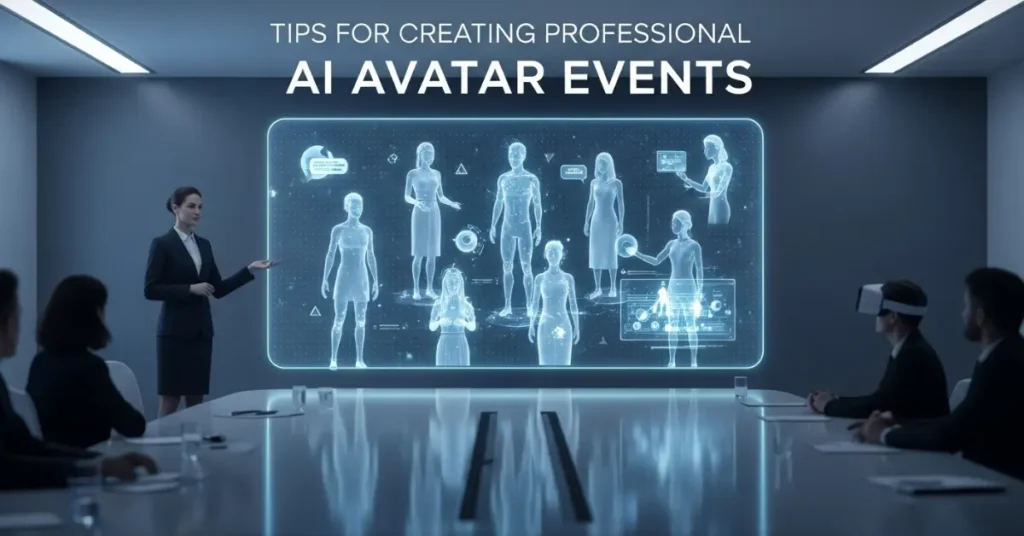 Tips for Creating Professional AI Avatar Events