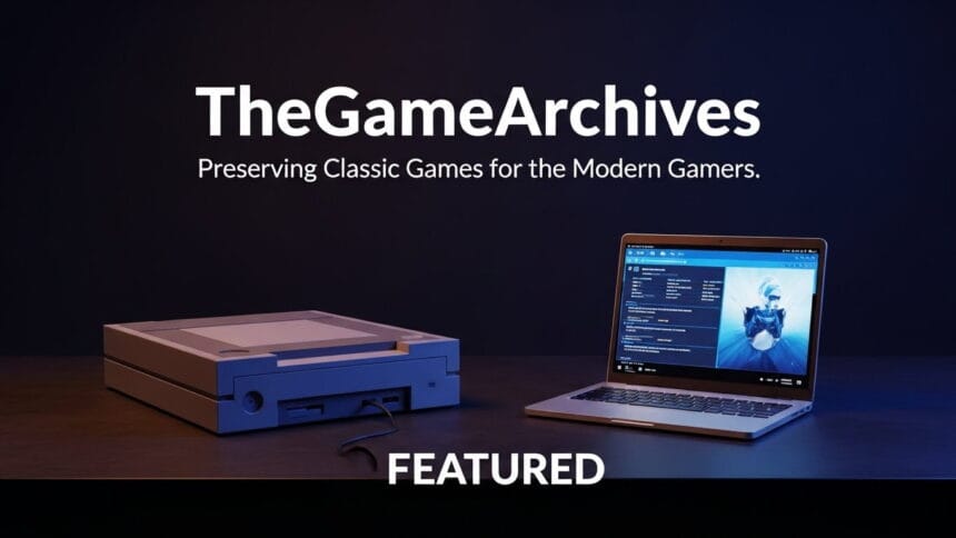 Console TheGameArchives: Preserving Classic Games for the Modern Gamer