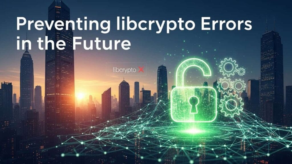 Preventing error in libcrypto in the Future