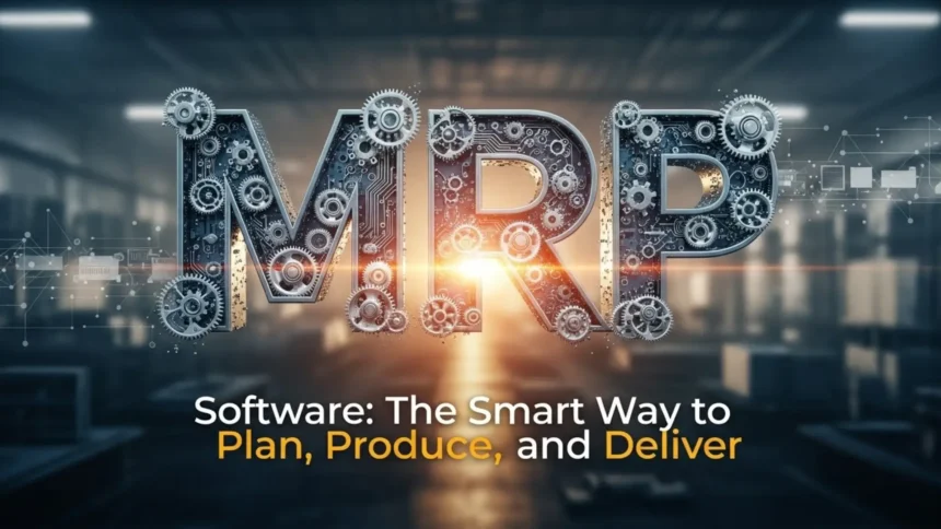 MRP Software: The Smart Way to Plan, Produce, and Deliver